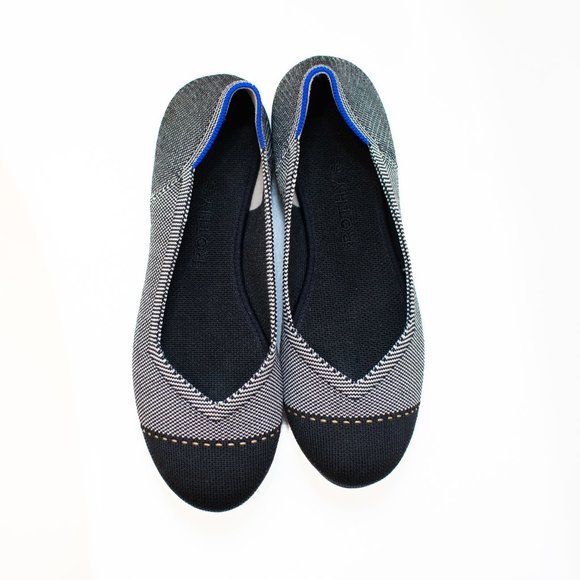 ROTHY's Grey Mist Cap Toe Flats Women's 7 - Picture 3 of 8